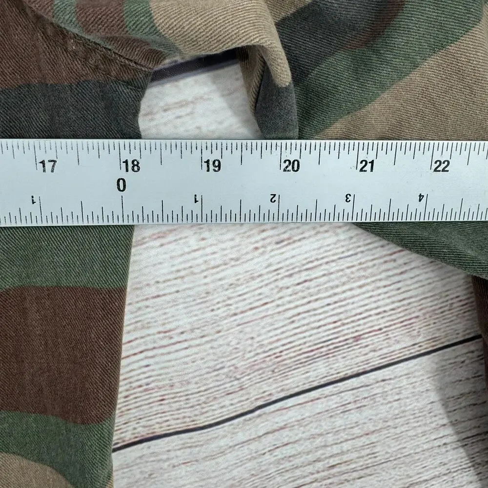 Nomad‎ Camouflage Military Hoodie Jacket Youth Boys Small Green Camo Gray
